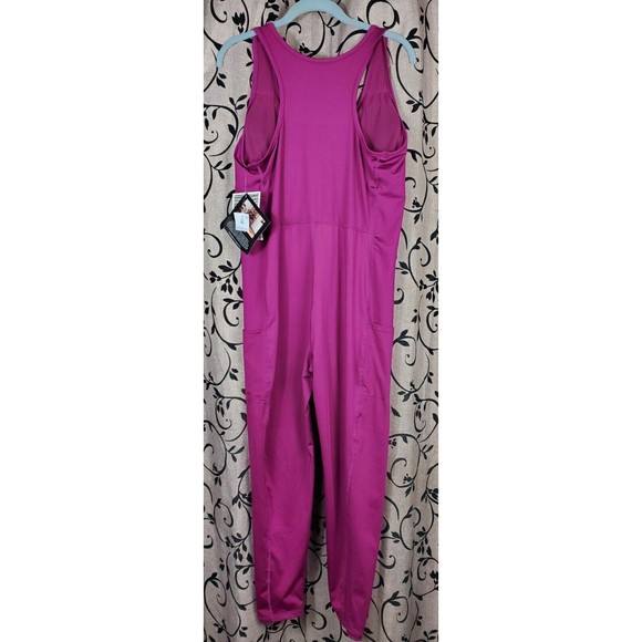 J.DOW FITNESS one piece bodysuit raspberry rose women's Size XL - Picture 2 of 7